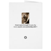 Annie Oakley恋しく思とGun、ヴィンテージ写真ポートレート (裏面)