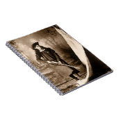 Annie Oakley恋しく思とGun、ヴィンテージ写真ポートレート ノートブック (右側)