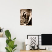 Annie Oakley恋しく思とGun、ヴィンテージ写真ポートレート ポスター (ホームオフィス)