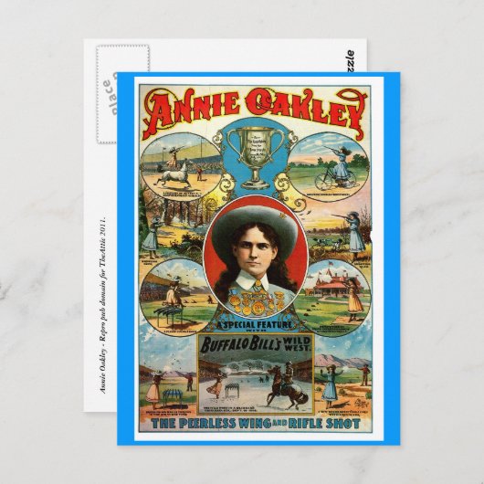Annie Oakley – ポストカード (正面/裏面)