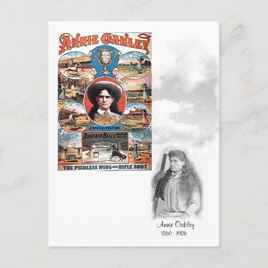 Annie Oakley 1860 - 1926 – はがき (正面)