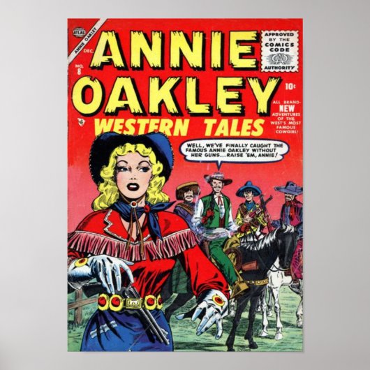 Annie Oakley Western Tales ポスター (正面)
