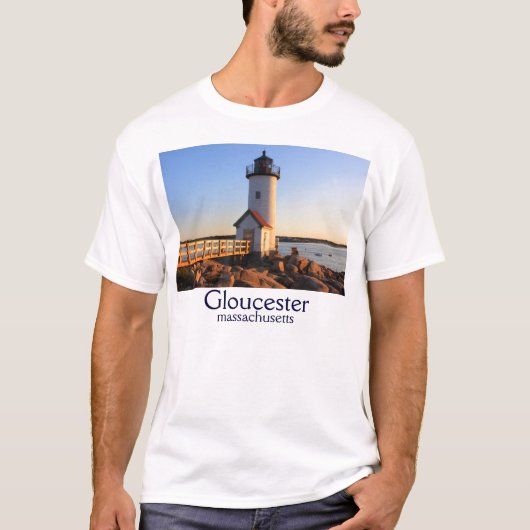Annisquamの灯台グロスター Tシャツ (正面)