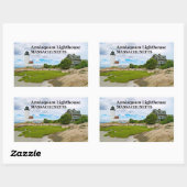 Annisquam Light house, Massachusetts Stickers 長方形シール (シート)