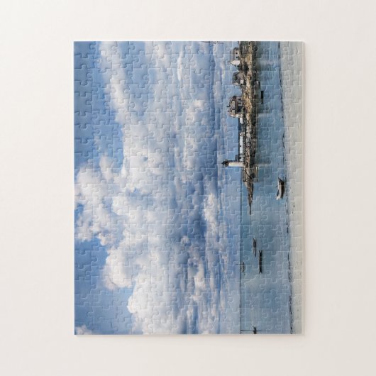 Annisquam Lighthouse, Gloucester MA c1904 ジグソーパズル (縦)