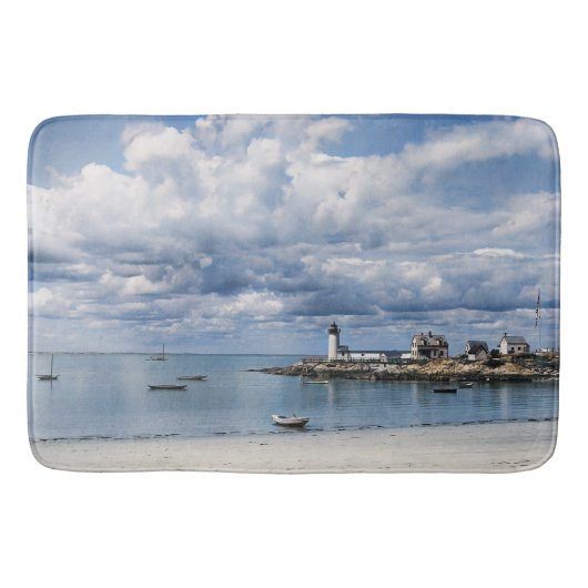 Annisquam Lighthouse, Gloucester MA c1904 バスマット (正面)