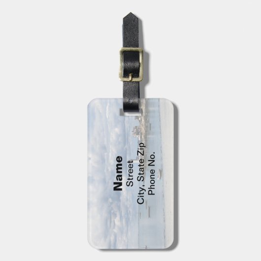 Annisquam Lighthouse, Gloucester MA c1904 ラゲッジタグ (正面縦)