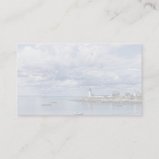 Annisquam Lighthouse, Gloucester MA c1904 名刺 (裏面)