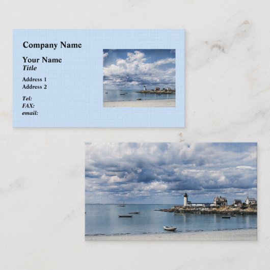 Annisquam Lighthouse, Gloucester MA c1904 名刺 (正面/裏面)