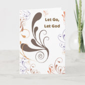 Anniversaire de rét Lâchez Lâchez Dieu Tourbillons カード (正面)