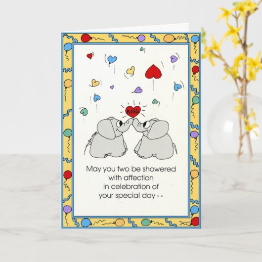 ANNIVERSARYカード カード (黄色い花)