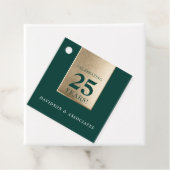 ANNIVERSARY企業のビジネススタイリッシュのグリーン金ゴールド フェイバータグ (インサイチュ)