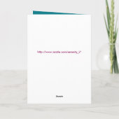 Anniversary Anagramsカード カード (裏面)