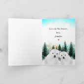 Anniversary Bears With Cool Shades Card カード (内部)