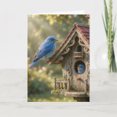 Anniversary Bluebirds for Spouse カード (正面)