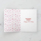 Anniversary Cats Slow Dancing カード (内部)