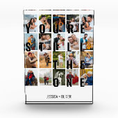 Anniversary Collageあなたはまだ1つの20写真 フォトブロック (正面)