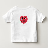Anniversary Couple Gift Anniversary Gift Idea Cute トドラーTシャツ (裏面)