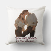 Anniversary Couple Pillow – You Will Forever Be My クッション (正面)