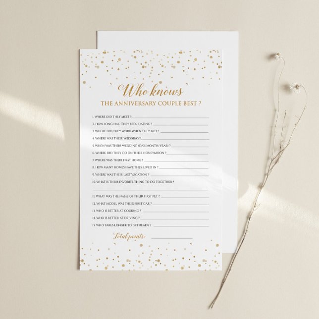 Anniversary Game Couple Trivia - GAC37b (クリエイターアップロード済み)
