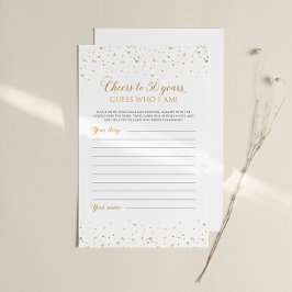 Anniversary Game Guest Who I Am - GAC37d