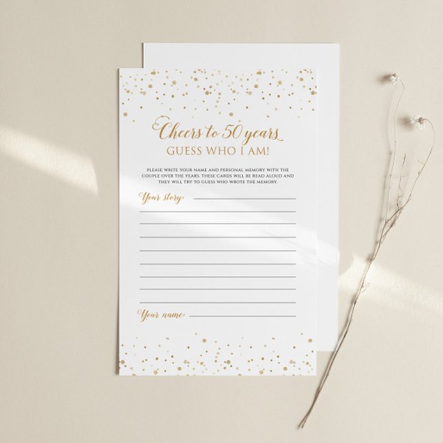 Anniversary Game Guest Who I Am - GAC37d (Anniversary Game Guest Who I Am)