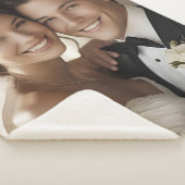 Anniversary Gift Sherpa Blanket Wedding Photo Wife シェルパブランケット (3/4)