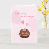 Anniversary | Life Is Sweet and So Are You カード (黄色い花)