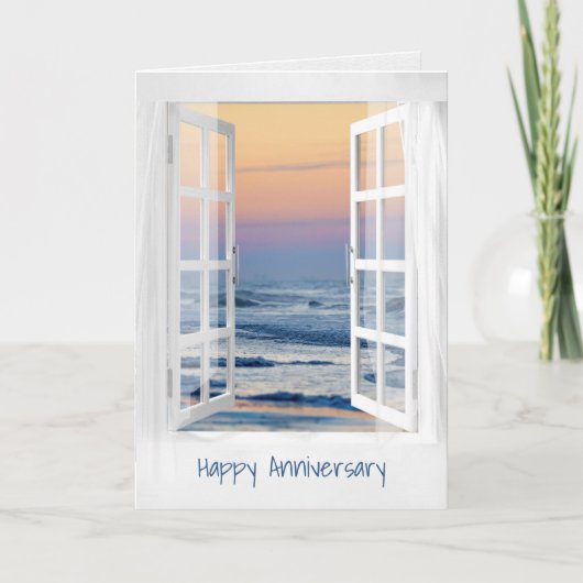 Anniversary Open Ocean Window カード (正面)