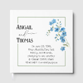 Anniversary Party Blue Flowering Branch ゲストブック