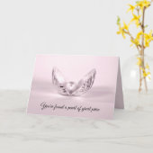 Anniversary Pearl in Seashell カード (黄色い花)