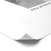 Anniversary Photo 縁ど with  sign Guest Book ポスター (角)