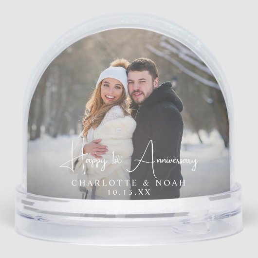 Anniversary Photo Snow Globe (裏面)