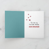 Anniversary Queen of Hearts Cat カード (内部)