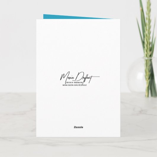 Anniversary Rainbow Splashing In a Puddle カード (裏面)