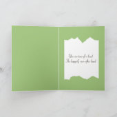 Anniversary Songbirds On a Fence Post  カード (内部)