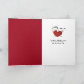 Anniversary Spa with Rose Petals カード (内部)