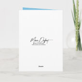 Anniversary Teddy Bears Flowers カード (裏面)