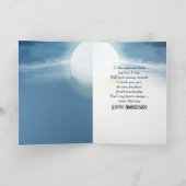 Anniversary Teddy Bears On a Swing カード (内部)