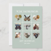 Anniversary Tic Tac一緒に写真バレンタインカード シーズンカード (正面)