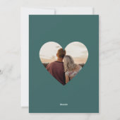 Anniversary Tic Tac一緒に写真バレンタインカード シーズンカード (裏面)