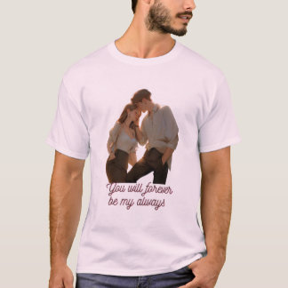 Anniversary & Valentine Romantic Couple Gift – You Tシャツ