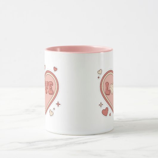 Anniversary & Valentine’s Day Coffee Mug マグカップ (中央)