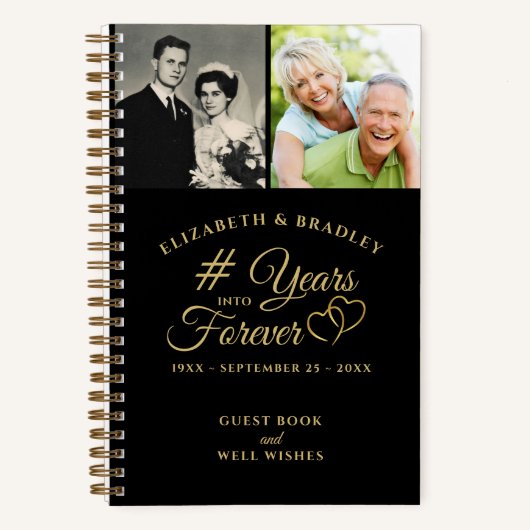 Anniversary YEARS INTO FOREVER 2 Photo Guest Book ノートブック (正面)