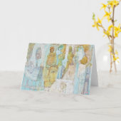 Anno Dominiグリーティングカード カード (黄色い花)