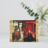 ANNOPUMENTATIONアーチャンエルガブリエル,ヴァージンパーチメント ポストカード (スタンド正面)