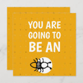 Announcement Card黄色い叔母さん 案内状 (正面/裏面)