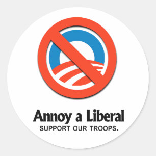 Annoy a -自由主義の軍隊を支援 ラウンドシール