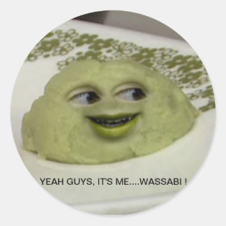 Annoying Wassabi ラウンドシール
