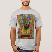 Annual Art Fest: A Picasso-3Dインスパイア最高傑作 Tシャツ (正面)